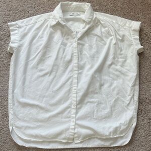 Madewell White Collar Shirt
